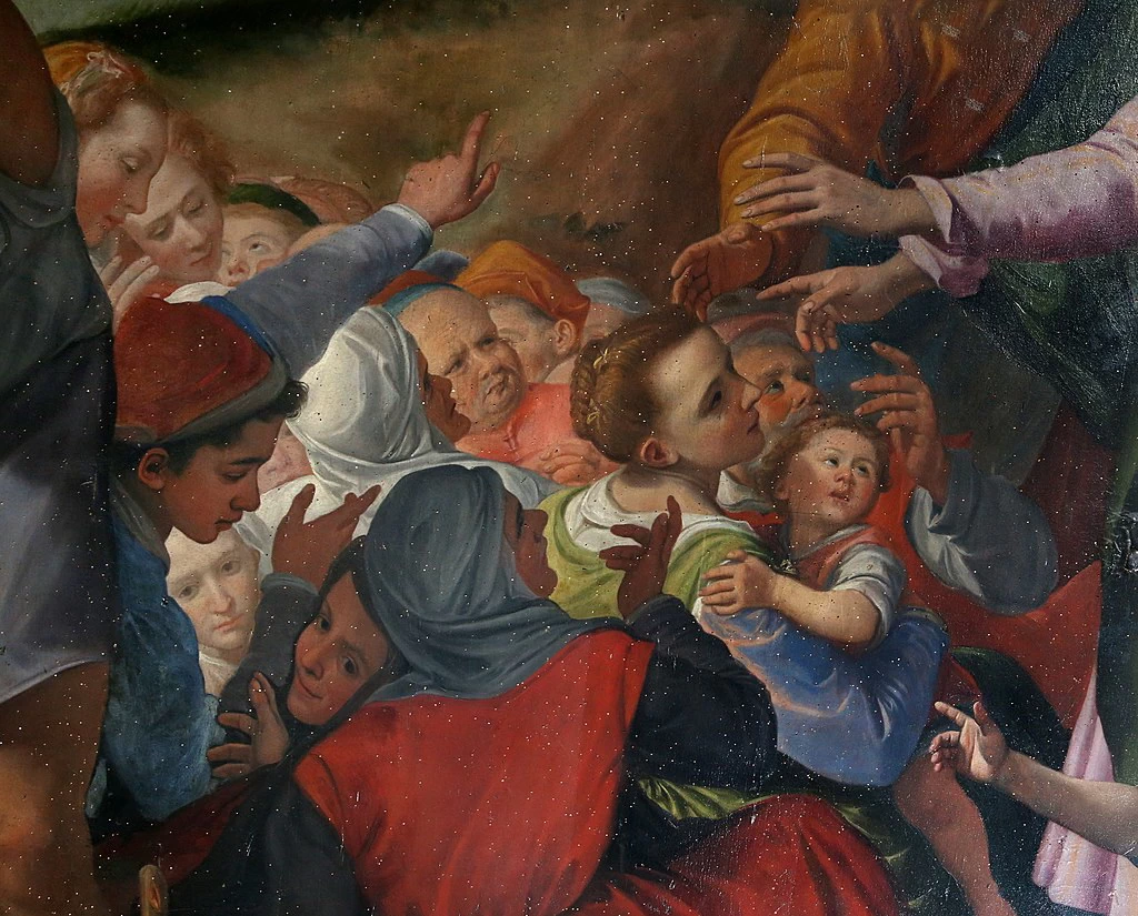 La moltiplicazione dei pani - dettaglio, Santi Gervasio e Protasio (Firenze)